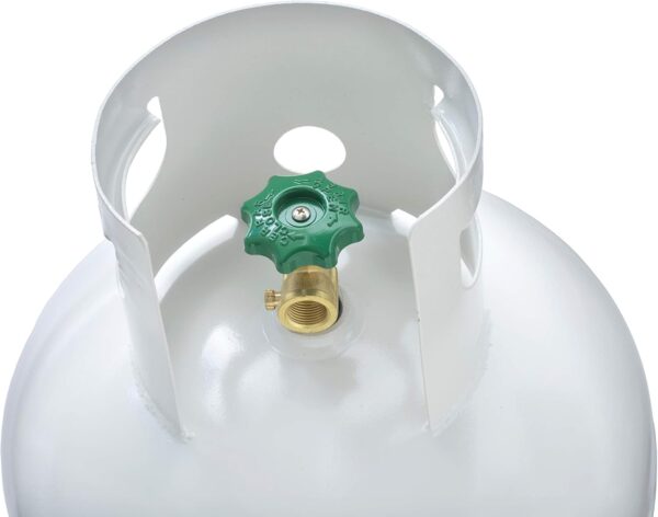a770e3365f7e414dbba0c9b0d53aaac2 Steel Propane Tank Cylinder with POL Valve and Collar, Great for Mixed Heating Systems, Home fireplaces, Dryers and Grills-Flame King