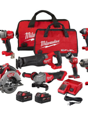 18V M18 Lithium-Ion Brushless Cordless 7-Tool Combo Kit 5.0 Ah
