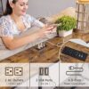 SUPERJARE 70 Inch Console Table with 2 Outlet and 2 USB Ports