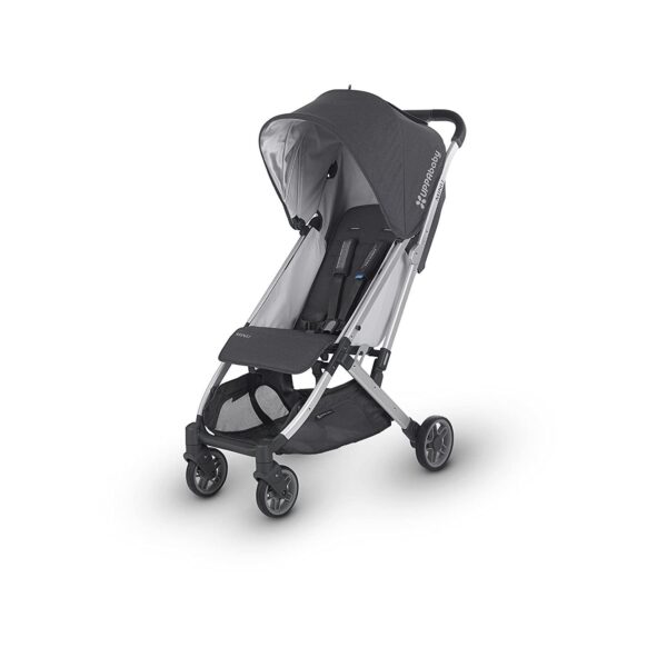 aae96374fdc545f4aee2b7c615baa541 2018 UPPAbaby MINU Stroller �� Jordan (Charcoal Melange/Silver/Black Leather)