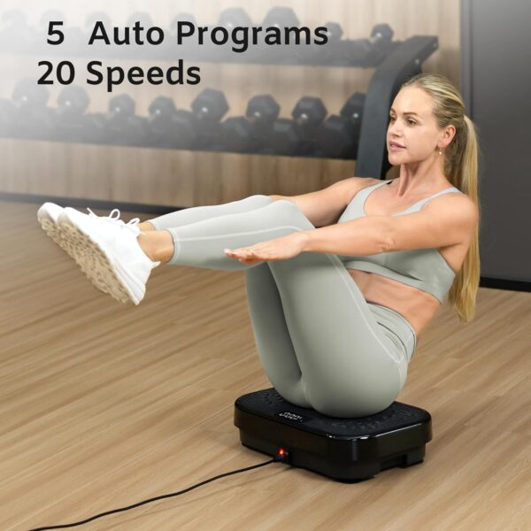 abdd1f7494fb4d49ba50a82b04c9c675 TheNeat Vibration Plate Exercise Machine, Whole Body Workout Vibration Fitness Platform, 330 Lbs Capacity, Low Noise Vibrating Plate Machine for Home & Office, NeatShake