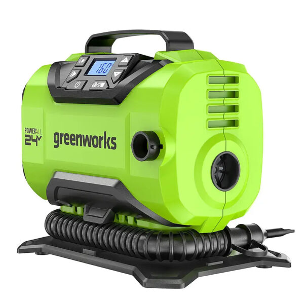 ac0203c5543e4488a3cc9e2bbe57c76b 24 Volt Battery Powered 160-PSI Inflator with 2.0 Ah USB-C Battery & Charger - Green