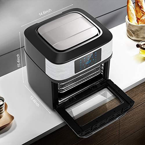 acd865f9ce2a47529b99cf8178d41a06 10-in-1 Air Fryer Oven, 20 Quart Airfryer Toaster Oven Combo, 1800W Large Air Fryers, Convection Toaster Oven with Rotisserie Dehydrator, ETL Certified