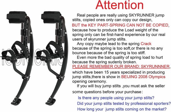 af442981f8924d6ebea721d94790ca1b 2018 New Model Jumping Stilts POGO Stilts Kangaroo Shoes Bouncing Spring Stilts Men Women Fitness Exercise Black