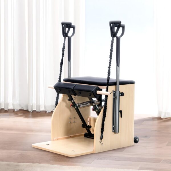 af4535d7ac044d0f9627b6cfd250d7ce-1 Pilates Chair, Split-Pedal Stability Combo Chair with Handles,Pilates Reformer Machine,Pilates Equipment for Home Or Studio Use