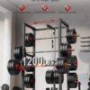 Sportsroyals Power Cage,1600lbs Multi-Function Power Rack with Adjustable Cable Crossover System and More Training Attachment, Weight Cage for Home Gym