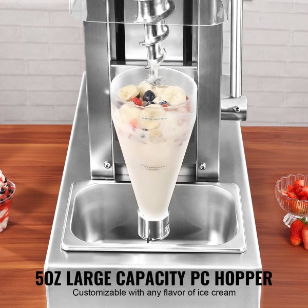 b024b20b08ac4b1f830a8ab0cb689769 Vevor Ice Cream Blender 750W High Speed Mixer 1740 RPM 304 Stainless Steel New