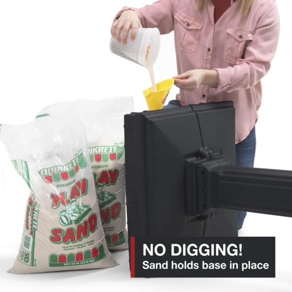 b06c3bdf5ec747a2b6bbfe74de5e7517 Simplay3 Dig Free Easy Up Classic Black Plastic Mailbox