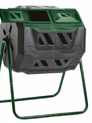 Outdoor 43-Gallon Compost Bin Tumbler for Home Garden Composting