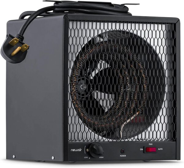 b377075bc1904ee4868495318272a8ba Portable Heater (240V) Portable Electric Garage Heater Heats Up to 600 sq. ft. with 6-Foot Cord Wrap and Carrying Handle | 5600 Watt Portable Electric Shop Heater for Garage and Work Shop