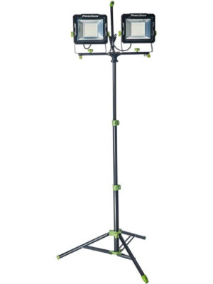 20,000 Lumens Dual-Head LED Work Light with Adjustable Metal Tripod Stand and 9 ft. Power Cord