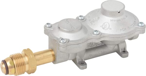 b67796fad2914f14af392770ecc4a885 Steel Propane Tank Cylinder with POL Valve and Collar, Great for Mixed Heating Systems, Home fireplaces, Dryers and Grills-Flame King