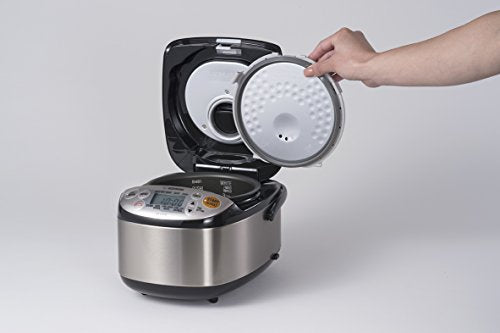 b8578c8741d142ed8c90ebf836c9dfd1 Zojirushi Rice Cooker & Warmer, 3-Cups, Stainless Black
