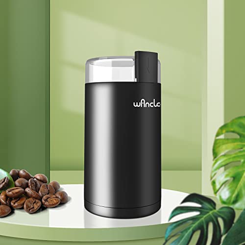 b9eceafb0fb04ca8afaa0e36a08af601 Wancle Electric Coffee Grinder, Quiet Spice Grinder, One Touch Coffee Mill for Beans