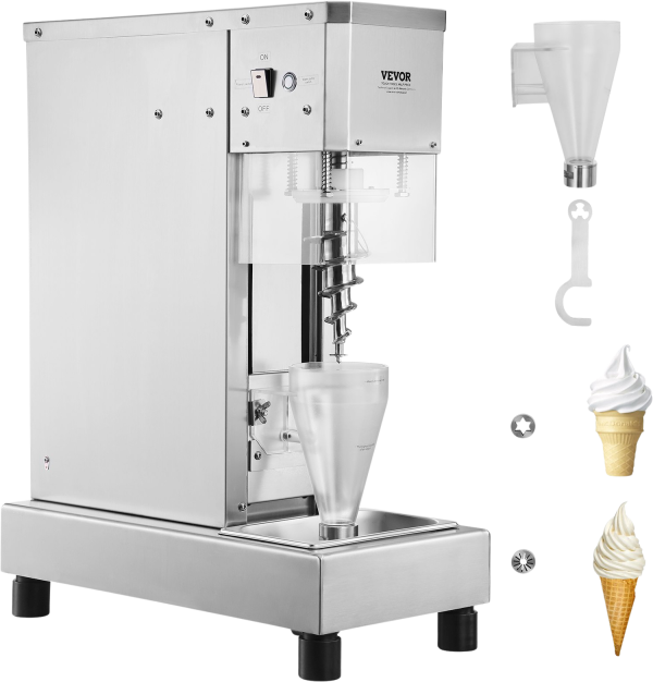 ba06d4c9fc89445c8907605d990a3713 Vevor Ice Cream Blender 750W High Speed Mixer 1740 RPM 304 Stainless Steel New