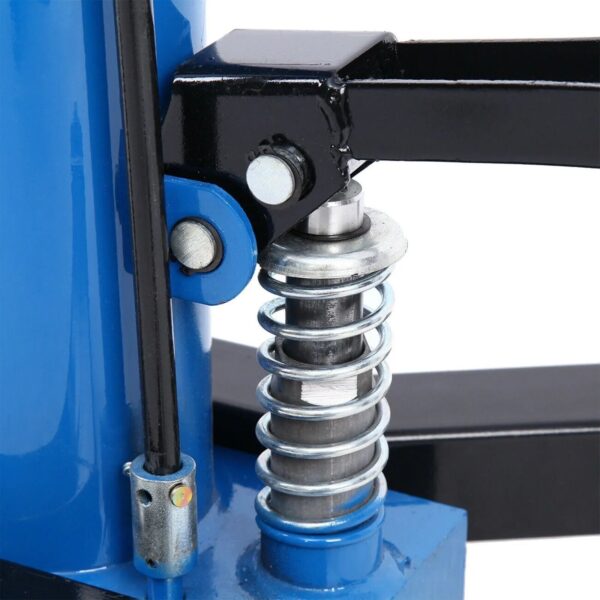 ba7c67ccb68944dfb27ca9b9ffd3a9c4-1 1660 Pounds Hydraulic Car Transmission Jack Vertical Lift with 360° Swivel Wheel Pedal ,Blue,33"-70"(0.75Ton)