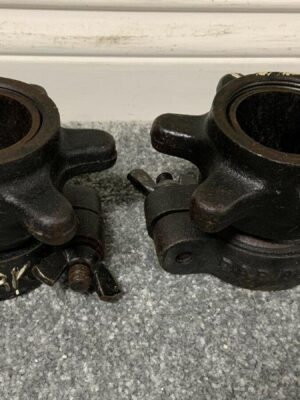 2 Lot 5 Lbs Vintage York Olympic Spin Lock Collars For Weight Bar (10 pounds)