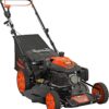YARDMAX 22 in. 201cc Select PACE 6 Speed CVT High Wheel RWD 3-in-1 Gas Walk Behind Self Propelled Lawn Mower, Black