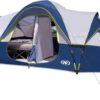 UNP Camping Tent 10-Person-Family Tents, Parties, Music Festival Tent, Big, Easy Up, 5 Large Mesh Windows, Double Layer, 2 Room, Waterproof, Weather Resistant, 18ft x 9ft x78in