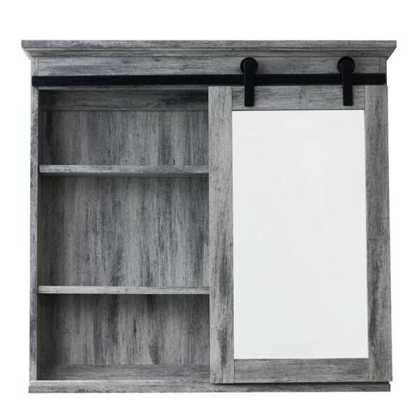 bed24752ca0a46619317fff06df7d387 31 in. x 29 in. Barn Door Medicine Cabinet
