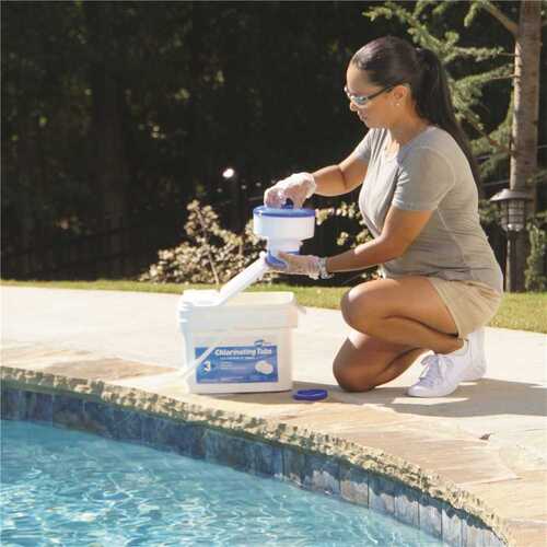 bef4d5cffd7a40b4b49d5e471f1a2004 Pool Time 21827PTM 35 lbs. Chlorinating Tablets