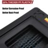 17 Gal Electric Oil Drain with 110V Pump & 8 Ft Hose,Low Profile & T Folding Handle Oil Drain Cart for Truck Cars SUVs
