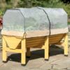 Tumbler 5 Cubic Ft Compost Bin for Home Composting with Heavy Duty Frame