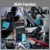 145A MIG Welder, 110V/220V Dual Voltage Gas/Gasless Flux Core MIG Welder/Lift TIG/Stick 3 in 1 Synergic MIG145 9GEN Welding Machine, Flux/Solid Welder Digital Screen Display