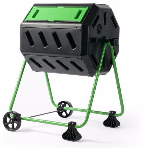 c083cbdac7a74c7aa5a56d22d8911e0e Tumbler 5 Cubic Ft Compost Bin for Home Composting with Heavy Duty Frame