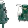 Waste-Mate 267-0001 Sewage Pump, 1/2 HP Automatic – Heavy-Duty Submersible Sewage, Effluent or Dewatering Pump