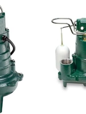 Waste-Mate 267-0001 Sewage Pump, 1/2 HP Automatic – Heavy-Duty Submersible Sewage, Effluent or Dewatering Pump