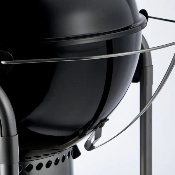 c30e58b761594d268998849d0abe7227 22 in. Performer Charcoal Grill in Black with Built-In Thermometer and Storage Rack
