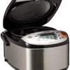 Zojirushi Rice Cooker & Warmer, 3-Cups, Stainless Black