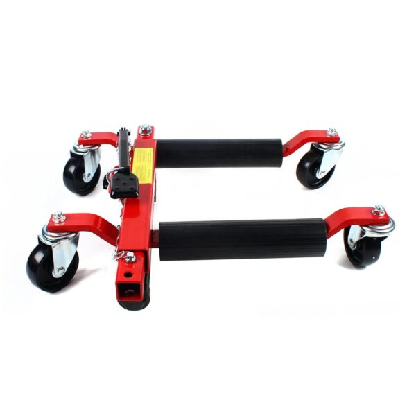 c467cf017b694aa9a1e9ad4f1c8cc469 1500lb HYDRAULIC Positioning Car Wheel Dolly Jack Lift Auto Vehicle Moving Hoist