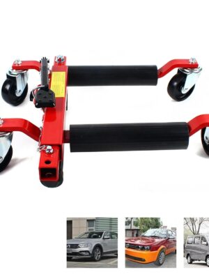 1500lb HYDRAULIC Positioning Car Wheel Dolly Jack Lift Auto Vehicle Moving Hoist