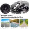 24V Go Kart for Kids 8-12, 300W*2 Motors, 9Ah Battery, 8MPH Speed, Music, Horn, 175lbs Max Load – White