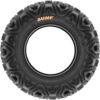 Set of 4 ATV UTV all-terrain Tires 25x8-12 Front & 25x10-12 Rear, 6 PR, Tubeless A033