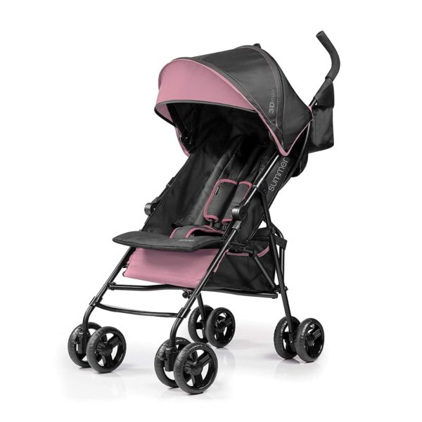 3Dmini Convenience Stroller, Blue/Black �� Lightweight Infant Stroller with Compact Fold