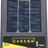 Zareba ESP5M-Z Solar Powered Low Impedance Electric Fence Charger - 5 Mile Solar Powered Electric Fence Energizer