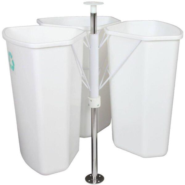 c9bae839f2cd4dc593a83349b3761457 28.5 in. x 27.625 in. x 27.625 in. In Cabinet Corner Trash Can, White