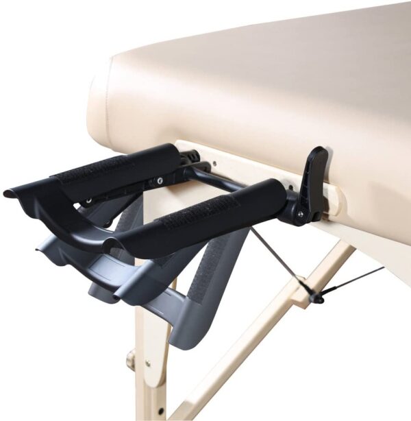 cb8c3ef6d4d348419ca7cc55d09418d5 30′′ Montour Lx Massage Table Package with 3′′ Memory Foam,Dove Grey