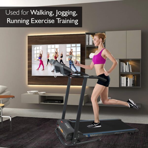 cc014d687fa1431f808aefa197701813 SereneLife Folding Treadmill - Foldable Home Fitness Equipment with LCD for Walking & Running - Cardio Exercise Machine - Preset and Adjustable Programs - Bluetooth Connectivity