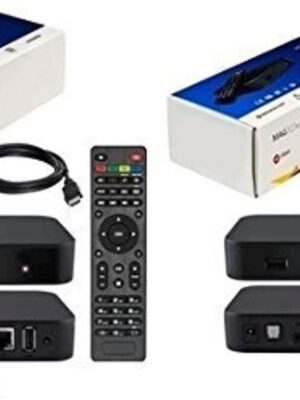 {Package of 2 } IPTV Box + in Built WiFi + HDMI Cable + Remote + Power Adapter