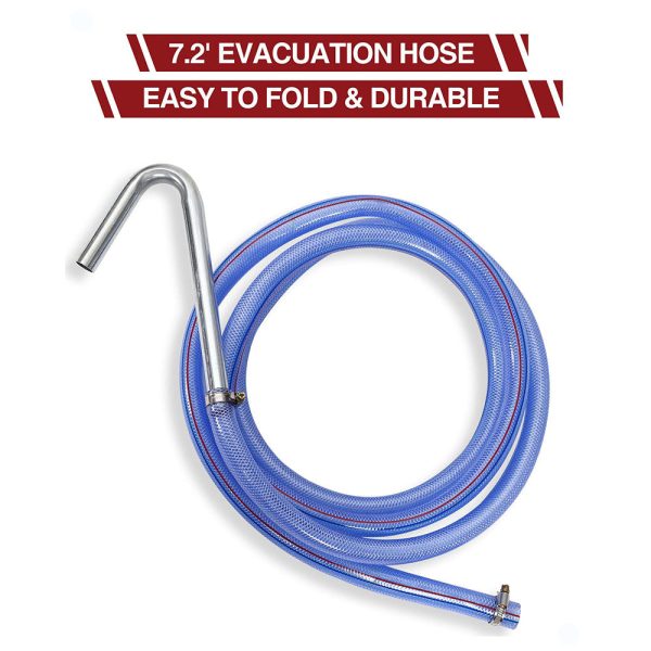 ce9a8b820c094fea95a7eee07db108e3 17 Gal Electric Oil Drain with 110V Pump & 8 Ft Hose,Low Profile & T Folding Handle Oil Drain Cart for Truck Cars SUVs