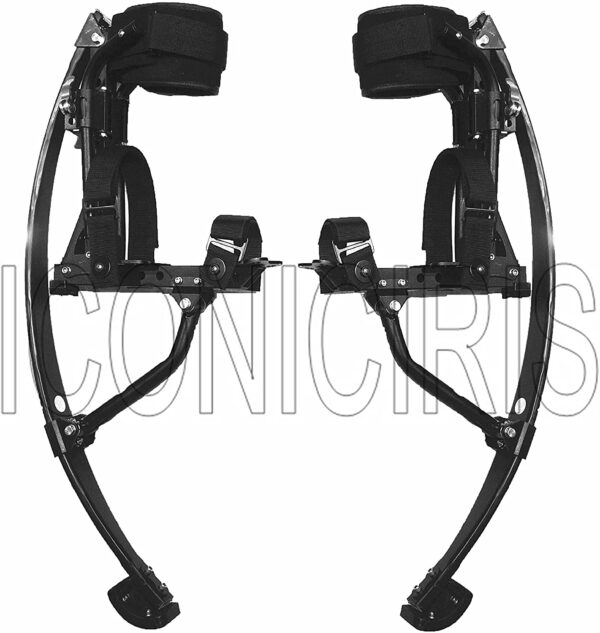 cfa3cb985d264254a798bba371f11bae-1 2018 New Model Jumping Stilts POGO Stilts Kangaroo Shoes Bouncing Spring Stilts Men Women Fitness Exercise Black