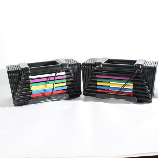 cfb777341d184d7ca92d53849540e91d-1 2 Powerblock The Block 45 Lbs Adjustable Dumbbells Weights Portable Exercise