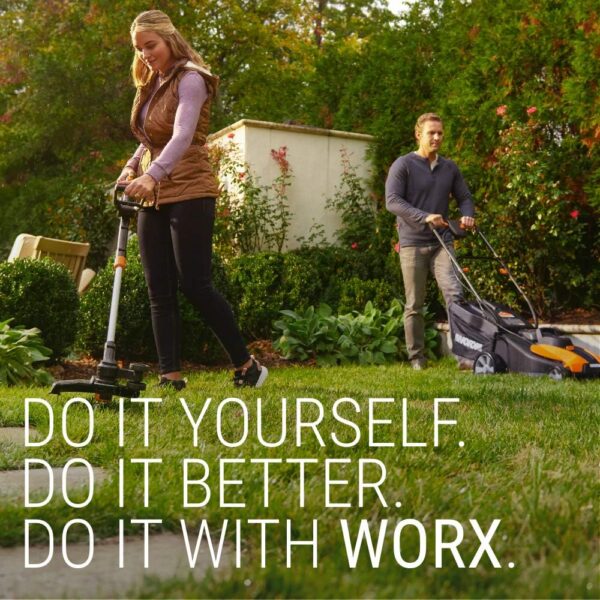 d08b36ddbd9e4164ac953ba1bb567d5f WORX WG896 12 Amp 7.5 Inch Electric Lawn Edger & Trencher, Orange and Black