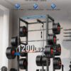 Sportsroyals Power Cage,1600lbs Multi-Function Power Rack with Adjustable Cable Crossover System and More Training Attachment, Weight Cage for Home Gym