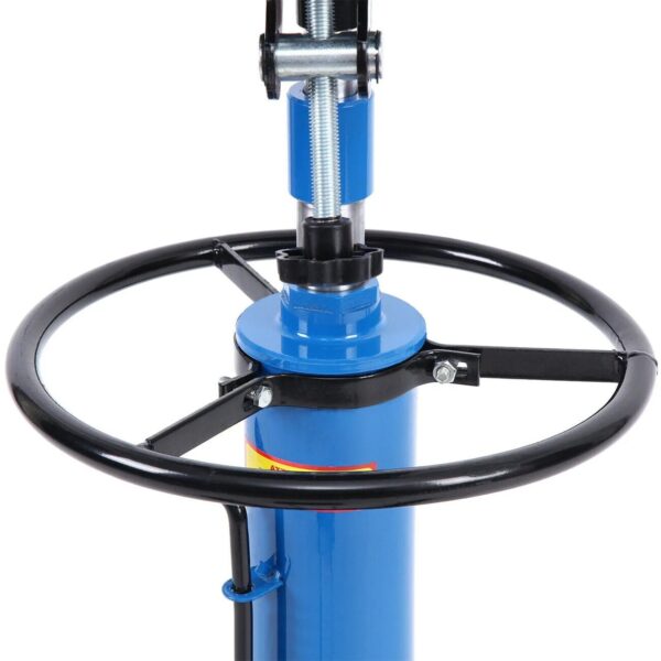 d309c8e32f054334b76b9c4ef0f259ce-1 1660 Pounds Hydraulic Car Transmission Jack Vertical Lift with 360° Swivel Wheel Pedal ,Blue,33"-70"(0.75Ton)
