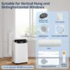 14000 BTU Portable Air Conditioners with Remote Control, 3-in-1 Free Standing Cooling AC Unit with Fan & Dehumidifier, Cools Room up to 700 sq.ft, Smart/Sleep Mode,3 Speed,Auto Swing,24H Timer